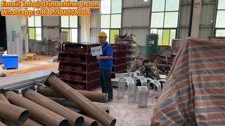 Belt Conveyor Steel Roller Bracket and Industrial Troughing Idler Support Structure Manufacturer
