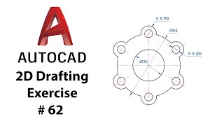 AutoCAD 2D Drafting Exercise # 62  Basic to Advance in Hindi