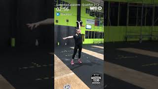 Ludovica Cavaliere Masters Teens throwdown wod.2