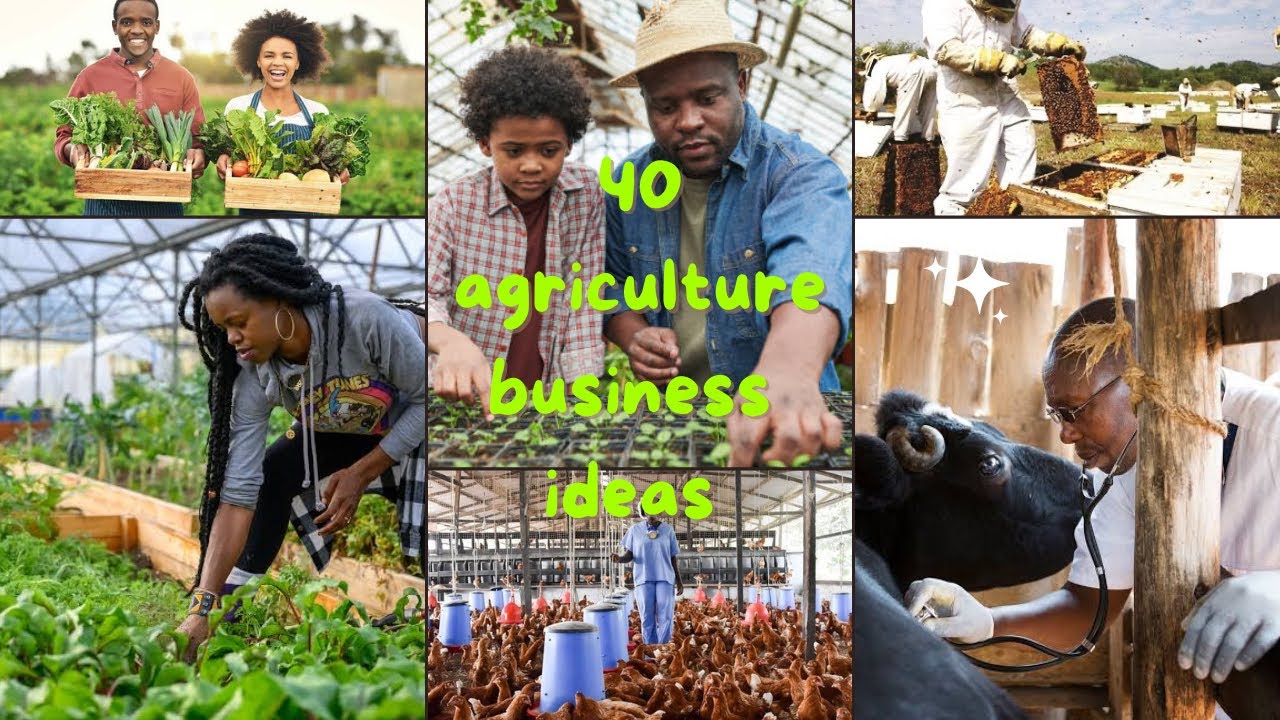 40 agribusiness ideas to start your own business - YouTube