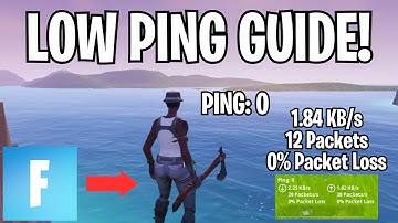 How To Lower Your PING, & FIX PACKET LOSS in Fortnite Chapter 4 Season 4! 🔧✅ (0 PING GUIDE) (NO LAG)