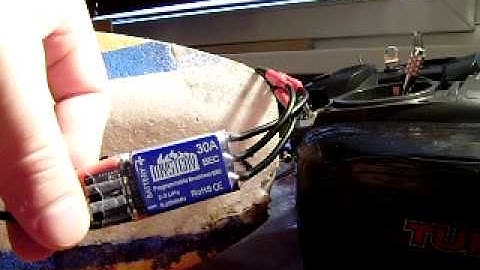 Mystery 30A BEC Brushless Speed Controller (Blue Series) Normal startup