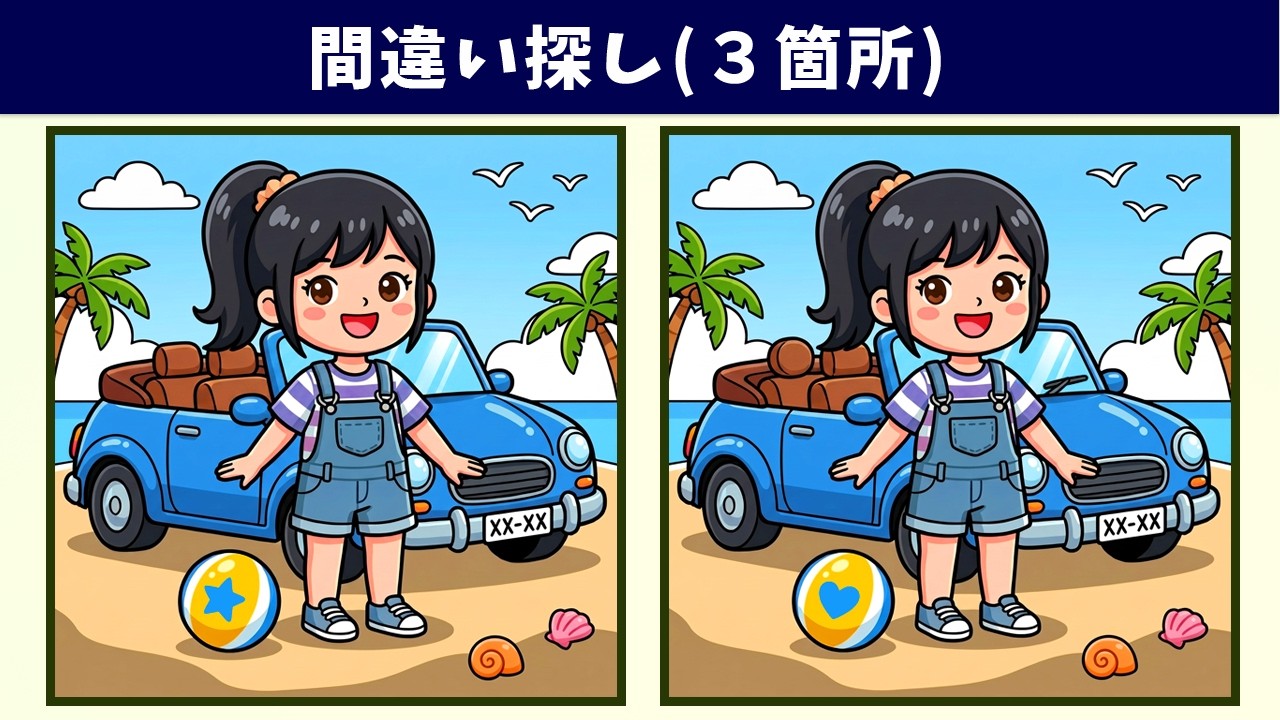 Spot the 3 Differences | Illustration Version #2260 - YouTube