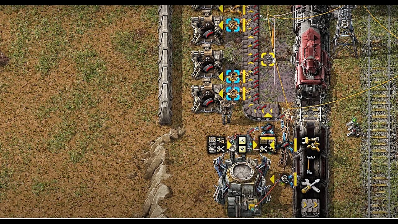 Factorio Space age - 10 - Automatizace stavby zdí - YouTube