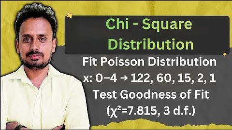 Chi-Square Distribution &  Chi-Square Test | Example Problem 3 | Engineering Mathematics