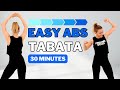 🔥30 Min TABATA EASY ABS🔥LOWER ABS WORKOUT🔥FULL BODY BURN🔥KNEE FRIENDLY🔥NO JUMPING🔥