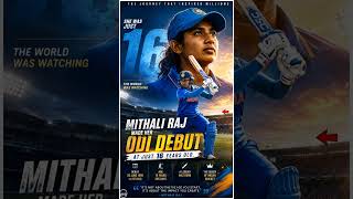 The Untold Story of 16-Year-Old Mithali Raj 🏏❤️#ipl2026 #mithaliraj #shortsfeed #womencricket