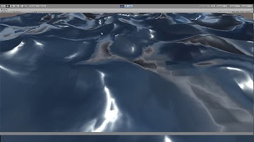 Unity3d wave open sea