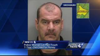 Police: woman let men touch 7-year-old child for money