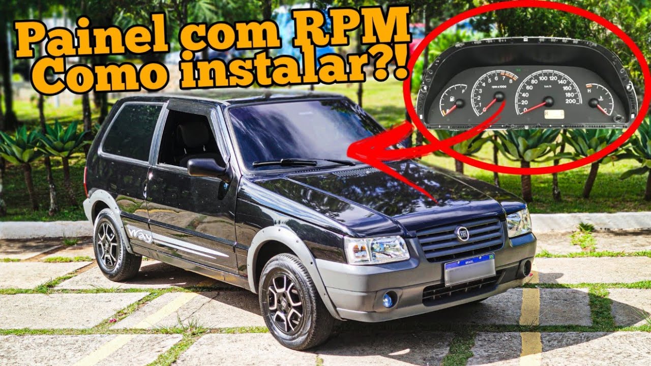 PAINEL COM RPM NO UNO* MECÂNICA FIRE