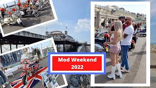 Brighton Mod Weekend 2022 - Quadrophenia - Scooters - Ska - 60's