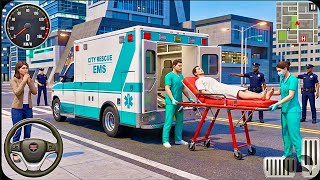 🚑Ambulance City Rescue Simulator 3D |911 Emergency New Android GamePlay |Rescue Game screenshot 5