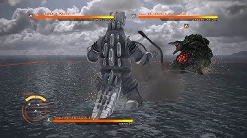 Godzilla PS4 - Online Battle Mechagodzilla 2 Vs Godzilla (2014) Vs Biollante