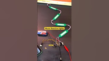 Music Reactive lights | How to make music Reactive RGB led #youtubeshorts #tranding