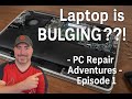 This Laptop is BULGING! - PC Repair Adventures Episode 1