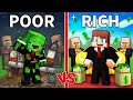 JJ and Mikey: Became POOR vs RICH in Minecraft - Maizen