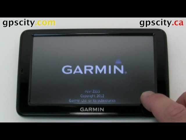 to Reset the Garmin nuvi 2555, 2595, 2475, 2495 and 2455 GPS City - YouTube