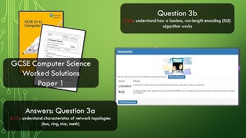 Q3b: GCSE Computer Science Paper 1: RLE and bitmap images+ answers to Q3a