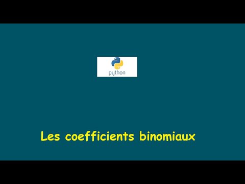Coefficients binomiaux