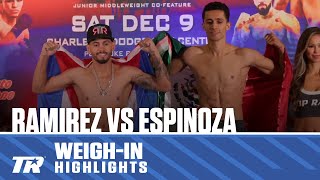 Robeisy Ramirez \& Rafael Espinoza Make Weight, World Title Fight Official Saturday ESPN