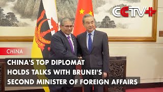 China's Top Diplomat Holds Talks with Brunei's Second Minister of Foreign Affairs