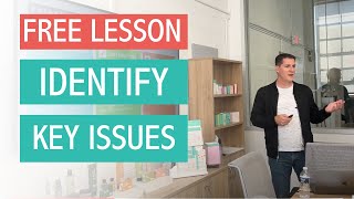 Sample Lesson: How to Identify Key Issues - Best Brand Planning Framework
