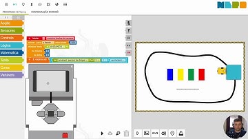 Simulador Open Roberta Lab (EV3 - SENSORES)
