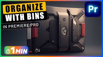 How to Organize Project Panel with BINS and FOLDERS in Premiere Pro