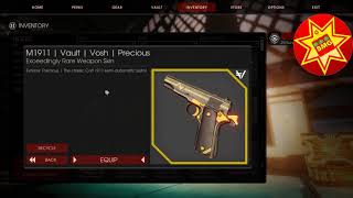 Killing Floor 2 M1911 Gold Precious Vosh Dosh Crate Skin