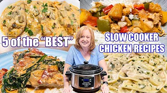 5 of the BEST Slow Cooker Chicken Recipes