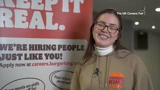 Burger King Exhibitor Testimonial - The UK Careers Fair