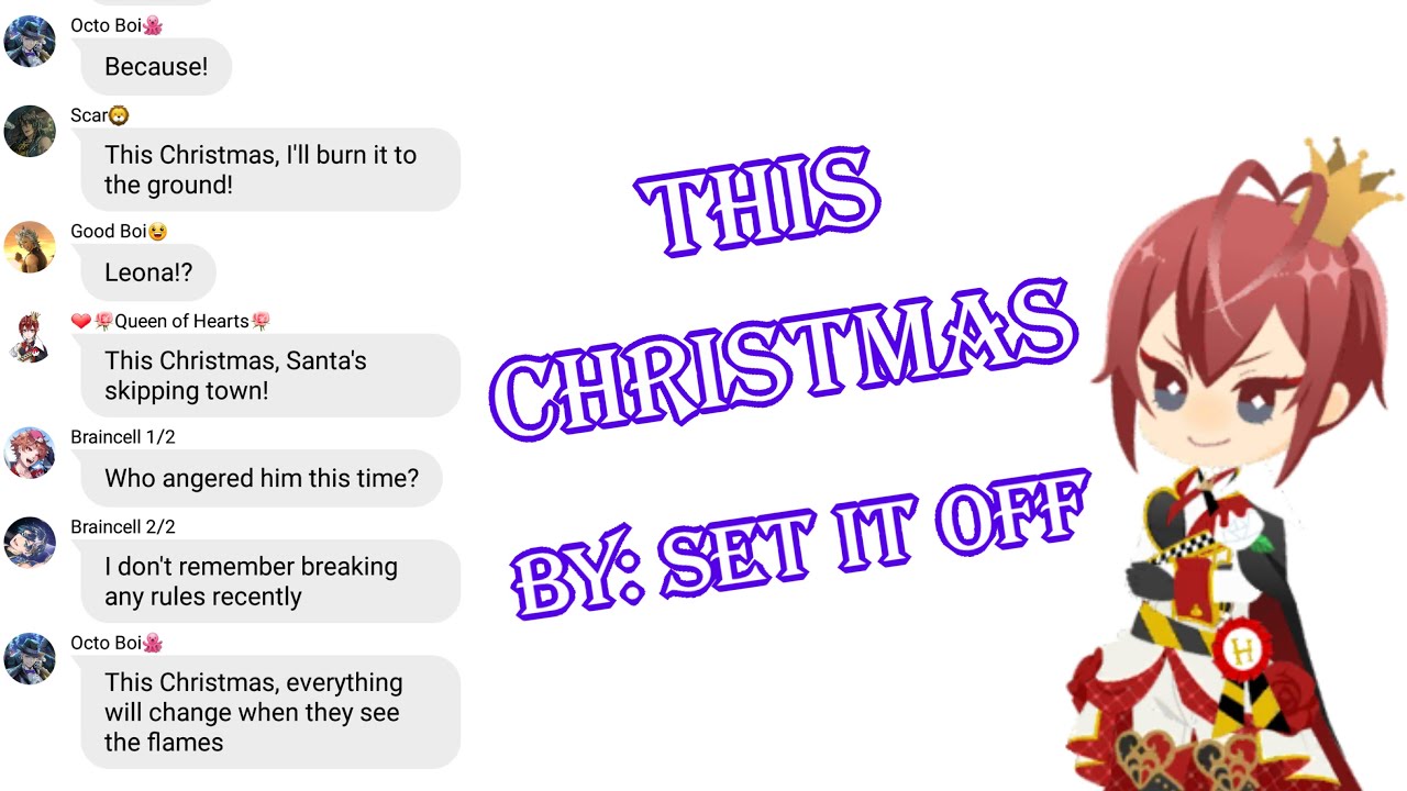 Twisted Wonderland: Dorm Leaders Lyric Prank First Years with♪This Christmas♪ by Set It Off
