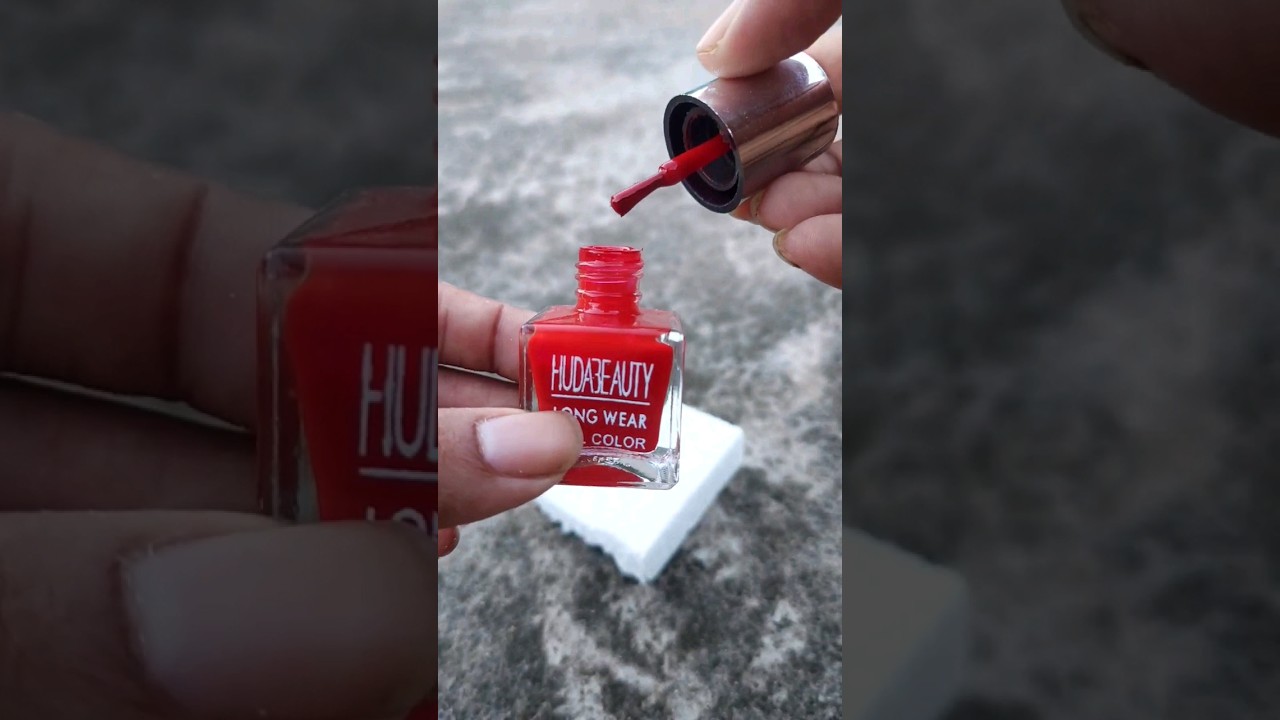 Nail polish vs Thermocol Experiment 