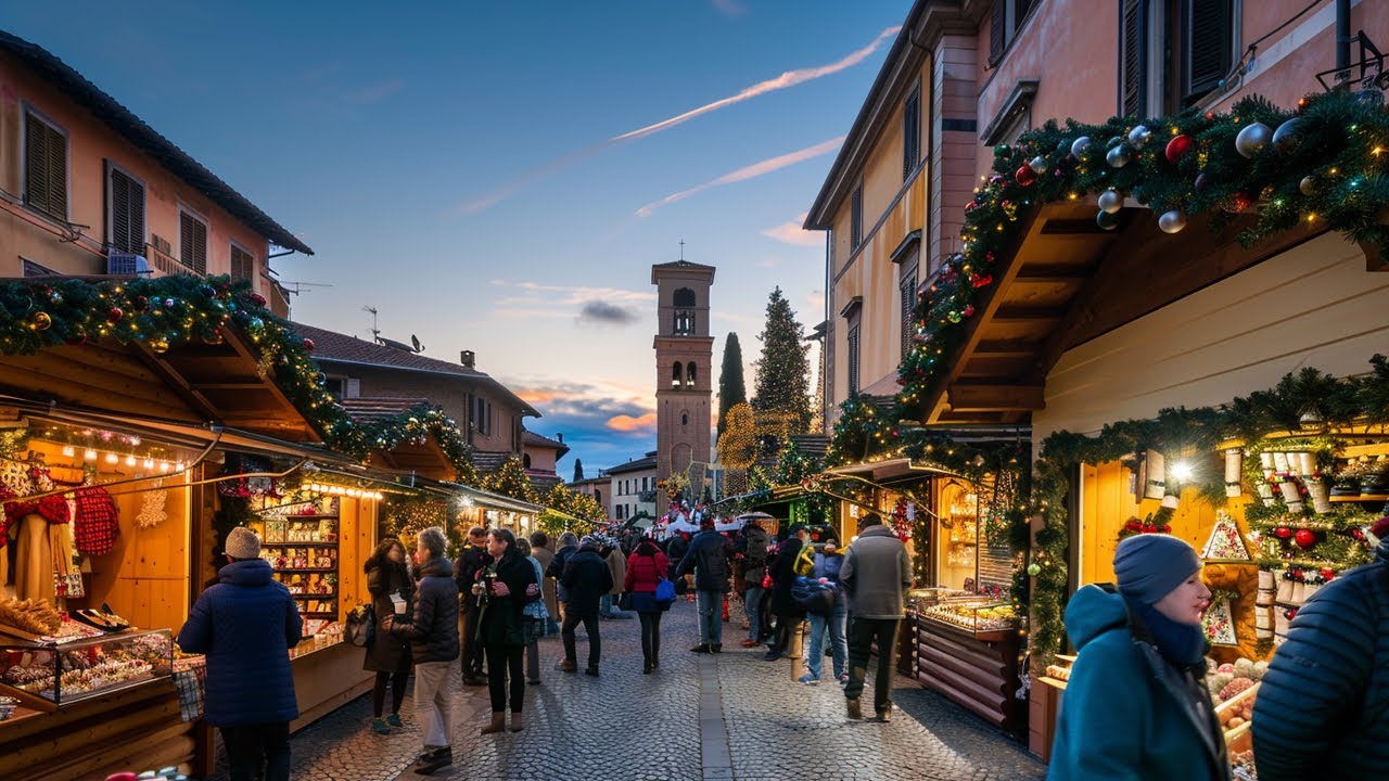 HIDDEN GEMS OF ITALY 🎄 The Most Beautiful Christmas Market on Lake Garda