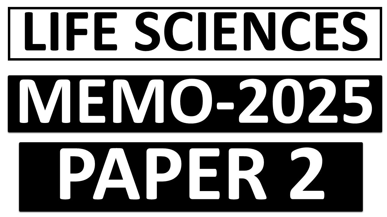 MEMO LIFE SCIENCES PAPER 2 GRADE 12 GAUTENG 2025 [THUNDEREDUC] GRADE 12 ...
