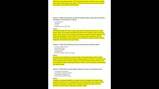 Biological Macromolecules Trivia ! & Trivia Exa video
