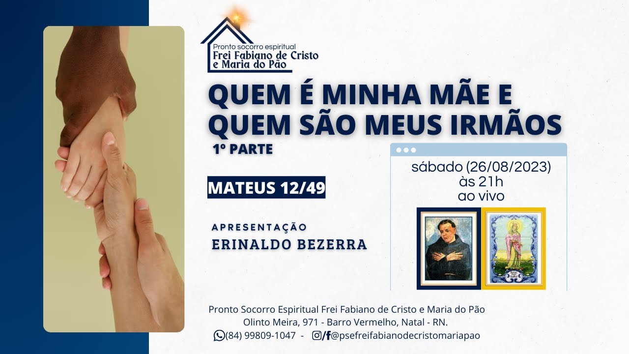 QUEM É MINHA MÃE E QUEM SÃO MEUS IRMÃOS – PARTE 1 - YouTube