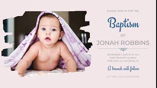 TALALCO: Baptism Invite