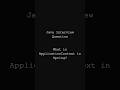 What is ApplicationContext in Spring | SpringBoot Interview Questions #shorts #java #springboot