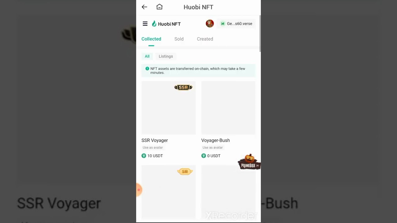 Huobi Primebox, срочная новость! Nft за 10$