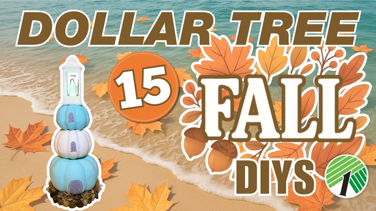 🍂 Crafty Fall 2025! 15 Stunning Dollar Tree DIYS for Autumn Decor (with ...
