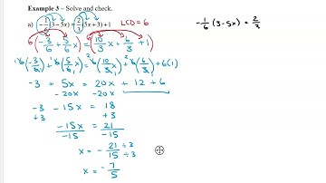Math 9 - Sec 6 2 Solving Equations with Parentheses