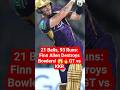 21 Balls, 93 Runs: Finn Allen Destroys Bowlers! 😱🔥 #shorts #shortsfeed #shortvideo