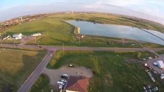Eagle Butte, SD - Drone View of EB from West