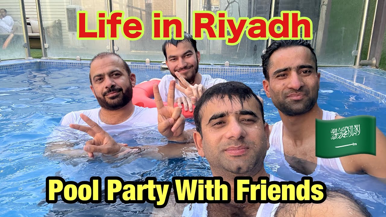 When Office Takes a Break This Happens | Ft. My Colleagues | A Day Out In Riyadh | Pool Party in KSA