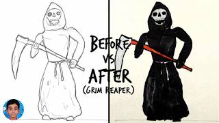 Drawing the Grim Reaper 💀 Beginner-Friendly Art Tutorial I