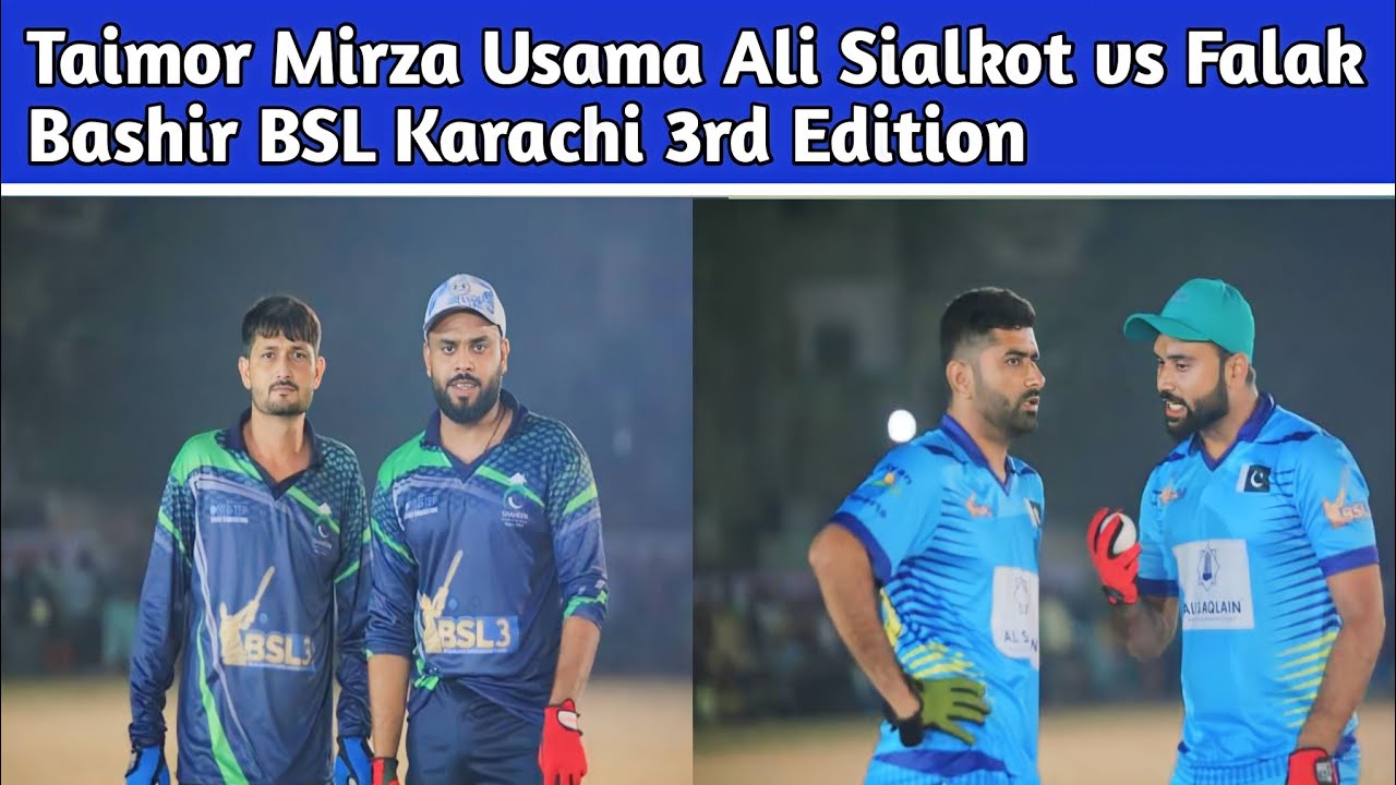 149 Runs in 36 Balls Need || Taimor Mirza Usama Ali Sialkot vs Falak ...