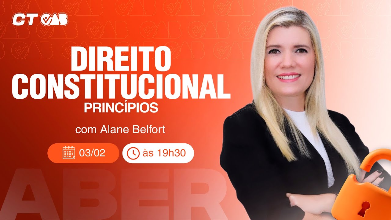 Direito Constitucional para OAB | Princípios | Aula ao vivo | 1ª fase