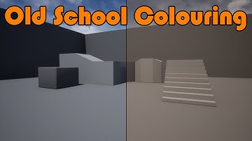 Black And White or Old Colour Post Process - Unreal Engine Tutorial