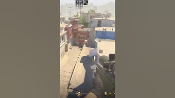 NEW Mirage Window Smoke from T Spawn CS2 #cs2 #shorts